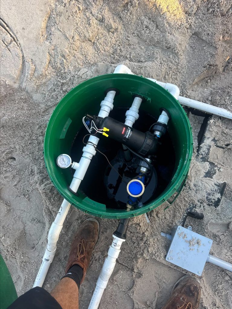 drip irrigation drainfield install palm island fl 9 1 - Martin Septic Services