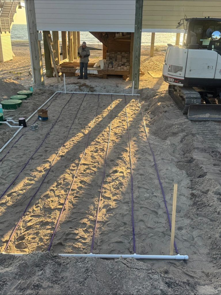 drip irrigation drainfield install palm island fl 13 1 - Martin Septic Services