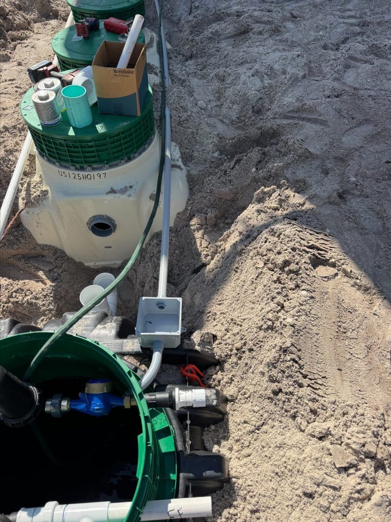 drip irrigation drainfield install palm island fl 7 1 - Martin Septic Services