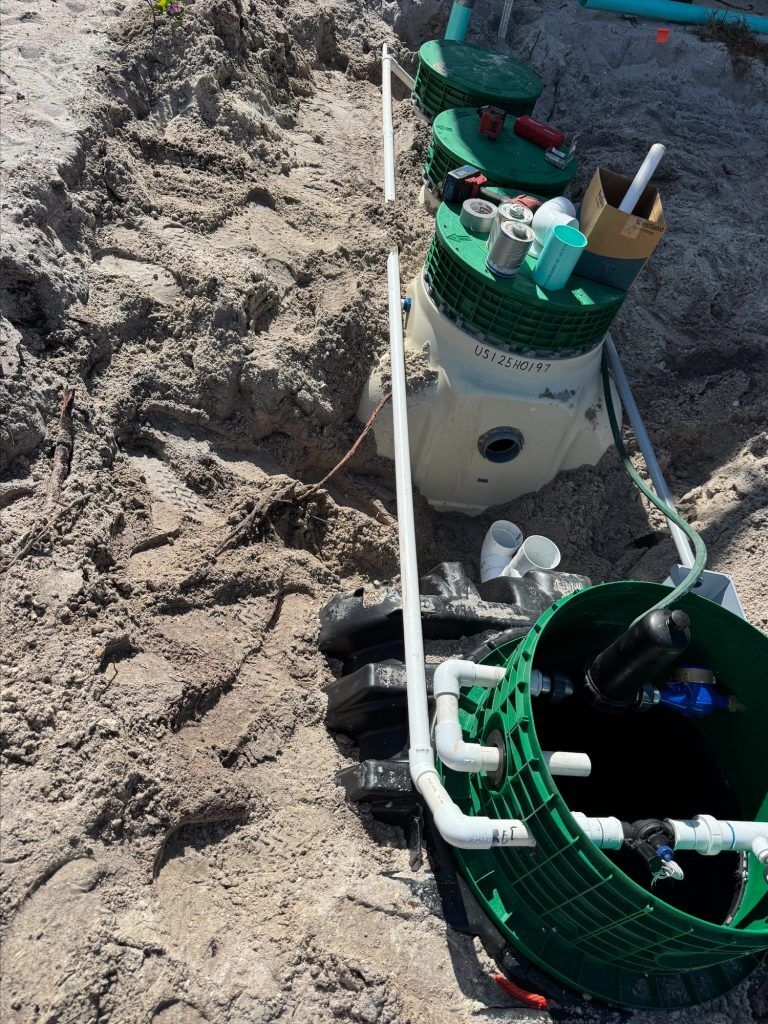 drip irrigation drainfield install palm island fl 4 1 - Martin Septic Services
